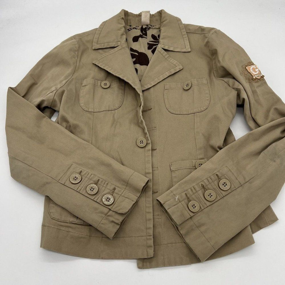 G-Unit Women’s Utility Jacket Beige size Large